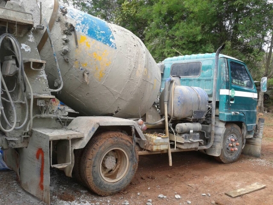 ขายรถโม่ปูน 2.5 คิว 6 ล้อ ISUZU NRR เครื่อง 6HE1 195 แรงม้า คัสซีสวยตลอดเส้น เฟืองท้ายใหญ่ พาวเวอร์ เอกสารสัญญาซื้อขาย