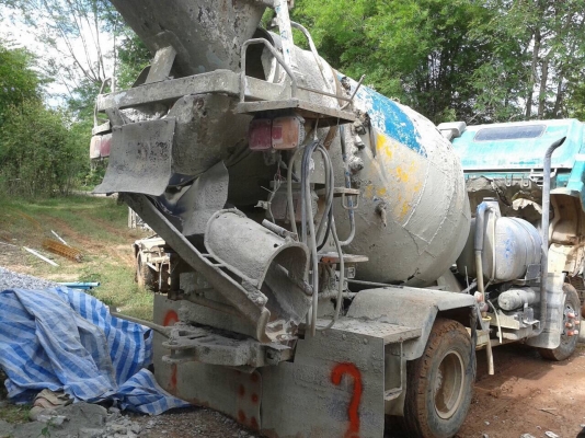 ขายรถโม่ปูน 2.5 คิว 6 ล้อ ISUZU NRR เครื่อง 6HE1 195 แรงม้า คัสซีสวยตลอดเส้น เฟืองท้ายใหญ่ พาวเวอร์ เอกสารสัญญาซื้อขาย