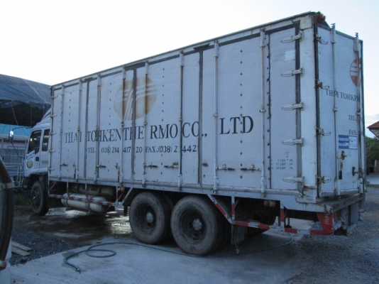 ISUZU-เดทก้าปี.42-เครื่อง.6HH1.NGVตู้3บาน.หัวเดิมบาง.ครัชซีสวย