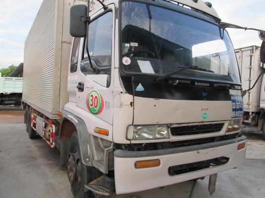 ISUZU-เดทก้าปี.42-เครื่อง.6HH1.NGVตู้3บาน.หัวเดิมบาง.ครัชซีสวย