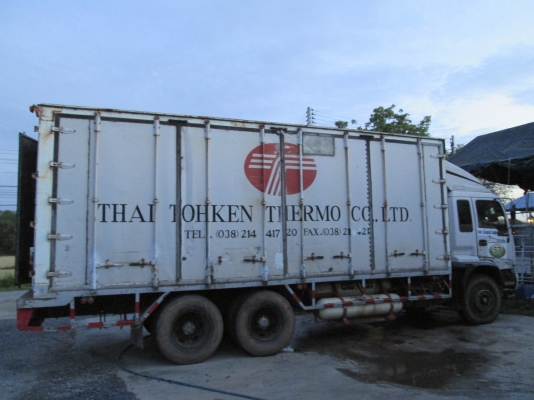 ISUZU-เดทก้าปี.42-เครื่อง.6HH1.NGVตู้3บาน.หัวเดิมบาง.ครัชซีสวย