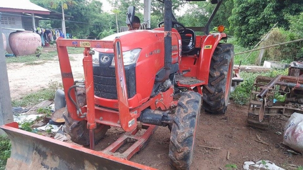 L4708DT+ใบมีดดันดิน+ผานพรวน   รถไร่เดิมๆใช้งานน้อย 435,000บ.