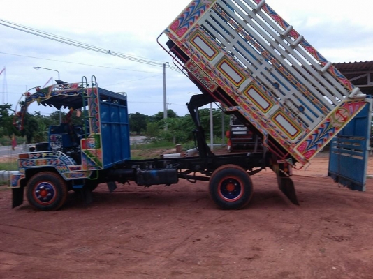 ขายอิแต๋นดั้มหกล้อ เครื่องHINO wo4d 117แรง เกียร์2ลูก แตรลมดั้ม 6 ตันพวงมาลัยพาวเวอร์