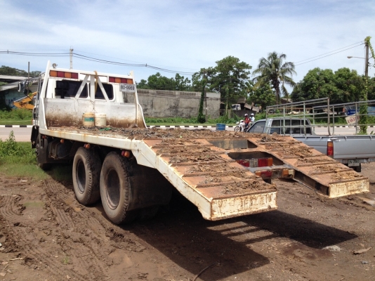 ขายรถบรรทุก 10 ล้อเทเลอร์ HINO KT925 ใส่หัว F17 เพลาเดี่ยว ราคา 520000