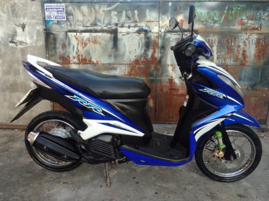 Mio125i รถปี56 สีน้าเงิน-ขาว พร้อมเล่ม หัวฉีดประหยัดน้ำมัน สวยๆครับ