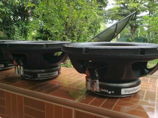 ขายด่วนลำโพง10"ว้อยคู่ 800W 2คู่