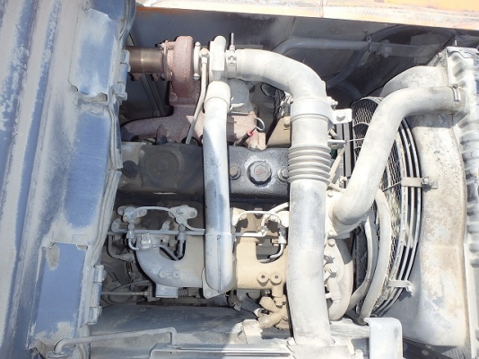 Hitachi EX120-5 เก่าญี่ปุ่น แทรค60ซม. พร้อมไลน์หัวกระเจาะ