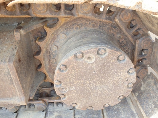 Hitachi EX120-5 เก่าญี่ปุ่น แทรค60ซม. พร้อมไลน์หัวกระเจาะ