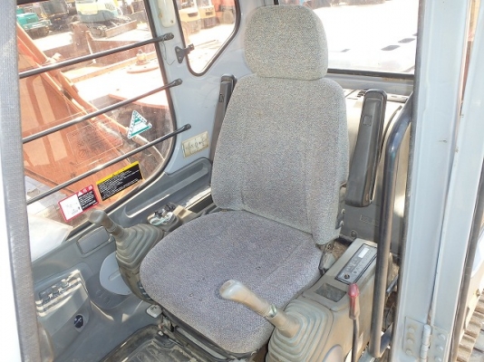 Hitachi EX120-5 เก่าญี่ปุ่น แทรค60ซม. พร้อมไลน์หัวกระเจาะ