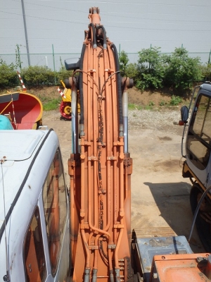 Hitachi EX120-5 เก่าญี่ปุ่น แทรค60ซม. พร้อมไลน์หัวกระเจาะ