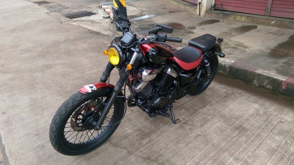 ขายคับ YAMAHA VIRAGO 400cc ระบบเพลา สีสวยพึงทำมาใหม่ ท่อเสียงนุ่มๆ กระจกแต่ง อินวอยส์ สรรพสามิตร สวยๆ คับ ราคา 55000 บาท ส่งได้ทั่วไทยคับ สนใจติดต่อ 081-0578282 FACEBOOK ชาญณรงค์ ป๊อป ชัยอมฤต ไอดีไลน์ POPBIGBIKESAKON คับ  คลิปคับ https://www.facebook.com/