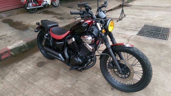 ขายคับ YAMAHA VIRAGO 400cc ระบบเพลา สีสวยพึงทำมาใหม่ ท่อเสียงนุ่มๆ กระจกแต่ง อินวอยส์ สรรพสามิตร สวยๆ คับ ราคา 55000 บาท ส่งได้ทั่วไทยคับ สนใจติดต่อ 081-0578282 FACEBOOK ชาญณรงค์ ป๊อป ชัยอมฤต ไอดีไลน์ POPBIGBIKESAKON คับ  คลิปคับ https://www.facebook.com/