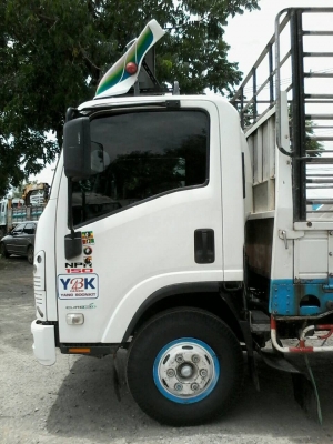 ขาย6ล้อ NPR150หัวตึกปี54กระบะยาว5เมตรพร้อมคอกแป็ปประปา