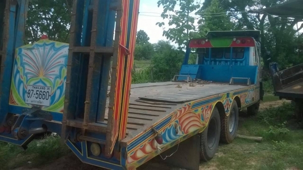 ขายรถบรรทุก 10 ล้อเทรลเลอร์ HINO FM18 185 แรงม้า 2 เพลาสโลว์ดึง สะพานไฮดรอลิค ราคา 600000