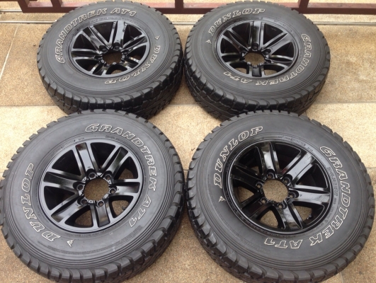 ล้อ off road ขอบ15 พร้อมยาง All Dunlop 31 10.5 R15 ดอกเต็มๆ