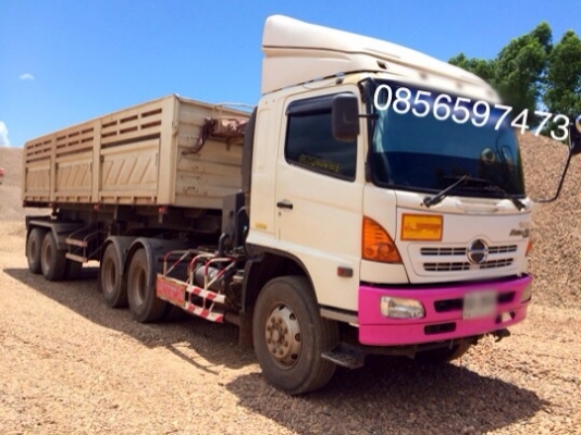 ขายด่วน  รถสิบล้อหัวลาก  พร้อมหางดั้มพ์  HINO  MEGA 320  ปี  49  พร้อมใชงาน  สภาพดีมาก  ยางดีทุกเส้น  เอกสารพร้อม