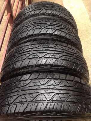 ยาง All Dunlop 225 70 15 สิ้นปี13 เนื้อนิ่มๆ