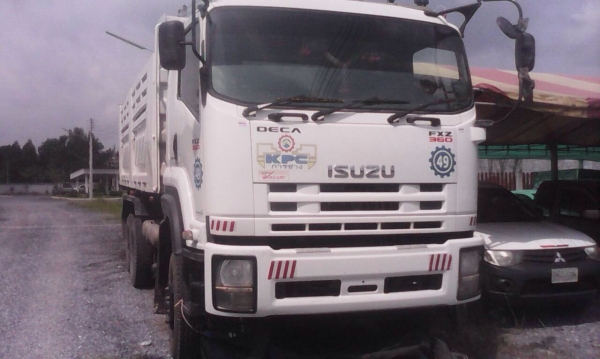 ขายรถบรรทุก 10 ล้อดัมพ์ ISUZU DECA 360 แรงม้าปี 2554 ไม่มีระบบลากพ่วง ไมล์ 152246 ราคา 2150000