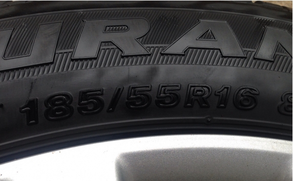 ล้อ Suzuki Swift ขอบ16 พร้อมยาง Bridgestone ปลายปี12