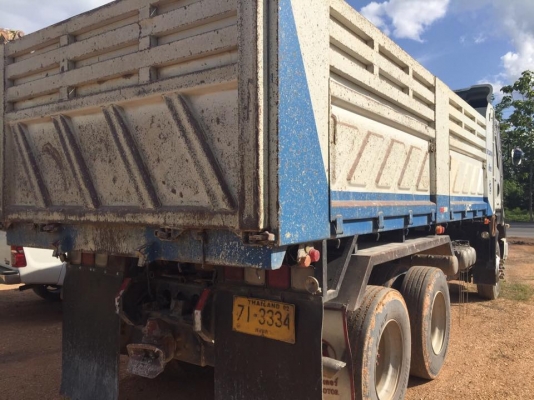 22 ล้อแม่-ลูก 360 แรงปี 2555 รถสวย ยางสวย รถห้างแท้เดิมๆ ไมล์ 2.55 แสน ดั้มสวยเรียบ ลูก 3 คาน สวย