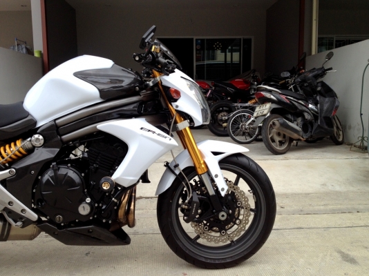 ขาย Kawasaki ER6N ปี12 ปั้มบนอิตตาลี่  โช้คUP side down ท่อFull  ราคา199000 บาท