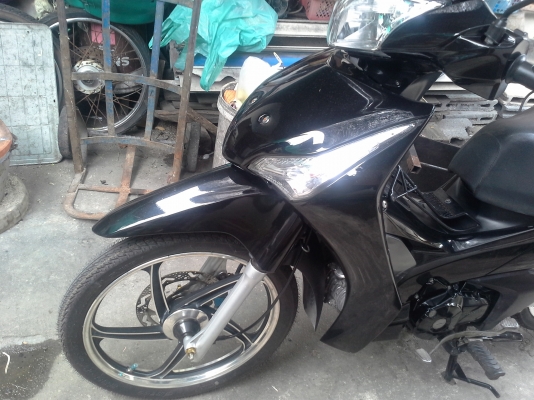 ขายเวฟ125iปลายปี56สีดำ