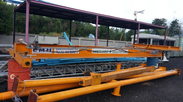 ขายชุดเครน 3 ตันกว้าง 8 เมตรไม่มีตัวเครนแต่มีชุดเดินเดินได้ 18 เมตรiราคา 90,000 บาท