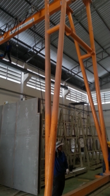 ขายชุดเครน 3 ตันกว้าง 8 เมตรไม่มีตัวเครนแต่มีชุดเดินเดินได้ 18 เมตรiราคา 90,000 บาท