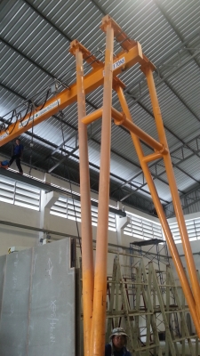 ขายชุดเครน 3 ตันกว้าง 8 เมตรไม่มีตัวเครนแต่มีชุดเดินเดินได้ 18 เมตรiราคา 90,000 บาท