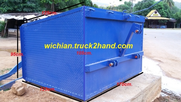 ขายกระบะท้ายใส่รถไถ ใช้งานบรรทุกเอนกประสงค์ เช่นขนย้ายสิ่งของ พืชสวนพืชไร่ต่างๆ