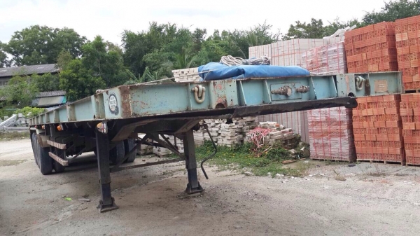 หัวลาก อีซูซุ 320 แรง พร้อมหางพื้นเรียบ3 เพลา 12 เมตร