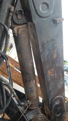 เครนพับ 5 ตัน HIAB มีหัวขยุ้มให้เรียบร้อย ของสวยมาก เพิ่งยกลง พร้อมใช้