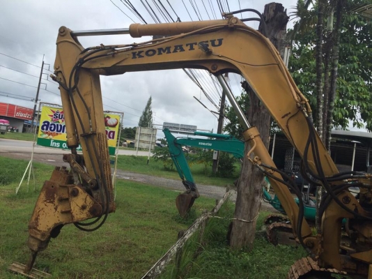 รถขุด PC60-3 มีหัวกระแทก มีบุ้งกี มีเอกสารอินวอยล์