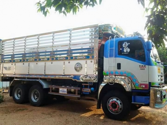 ขายดาวน์ ISUZU 360 พ่วงแม่ลูก กระบะเนียมดั๊ม คอกเกษตร รถปี 55