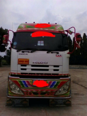 ขาย ISUZU 360 พ่วงแม่ลูก กระบะเนียมดั๊ม คอกเกษตร รถปี 56