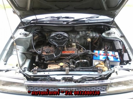 ขายToyota Colola 1.3 โฉมโดเรม่อนเกียร์ธรรมดาเครื่องดีช่วงล่างดีแอร์เย็นเจ้าของรักษาดีไม่เคยติดแก๊สสภาพพร้อมใช้ 33000 บาท