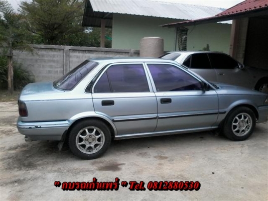 ขายToyota Colola 1.3 โฉมโดเรม่อนเกียร์ธรรมดาเครื่องดีช่วงล่างดีแอร์เย็นเจ้าของรักษาดีไม่เคยติดแก๊สสภาพพร้อมใช้ 33000 บาท