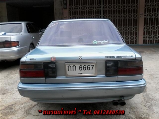 ขายToyota Colola 1.3 โฉมโดเรม่อนเกียร์ธรรมดาเครื่องดีช่วงล่างดีแอร์เย็นเจ้าของรักษาดีไม่เคยติดแก๊สสภาพพร้อมใช้ 33000 บาท