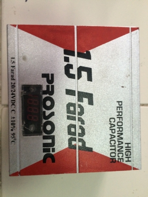 CAPACITOR 1.5 Farad มือ 2