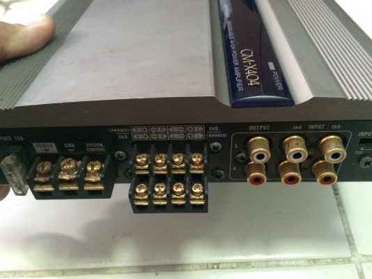Power AMP Pioneer GM-X404 4CH 60W Made in usa สภาพสวย มือ2 ญี่ปุ่น