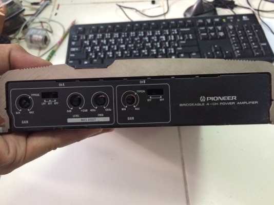 Power AMP Pioneer GM-X404 4CH 60W Made in usa สภาพสวย มือ2 ญี่ปุ่น