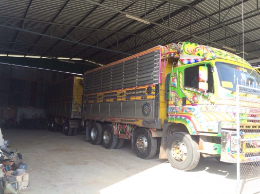 ขายรถบ้าน รถบรรทุก 24ล้อ  สภาพพร้อมใช้งาน กะบะดั๊มแม่ลูก  ยางเรเนี้ยนทุกล้อ