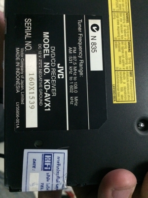 JVD EXAD KD-AVX1 24Bit 5V รุ่นท็อป จอ3.5นิ้ว DVD VCD MP3 CD FMคลื่นไทย หน้าจอไฟฟ้า ปรับระดับได้4ระดับ ปรีเอ้า4ชุด AUX1ชุด Camera in 1ชุด Camera out 1ชุด Digital out 1ช่อง เครื่องศูนย์ไทย สภาพสวยมือ2 พร้อมรีโมท