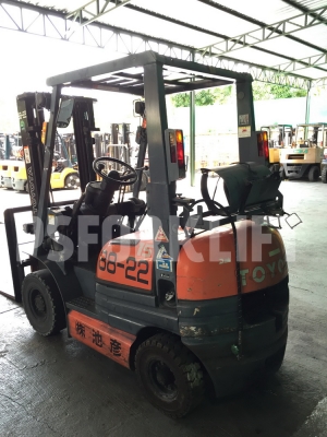 ขายฟอร์คลิฟท์ โตโยต้า 6FG15 เสาสูง 3 ม. จากประเทศญี่ปุ่น ขายฟอร์คลิฟท์ โตโยต้า 6FG15 เสาสูง 3 ม. จากประเทศญี่ปุ่น