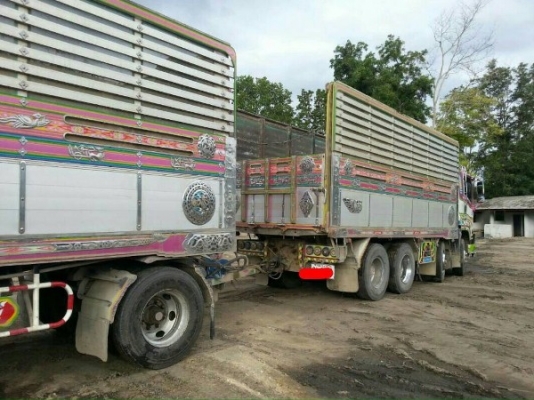 พ่วงแม่ลูกดั๊มพ์คอกเกษตร ยี่ห้อ ISUZU DECA 360 แรงม้า