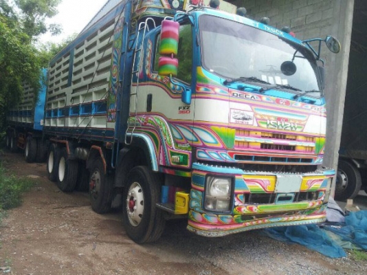 พ่วงแม่ลูกดั๊มพ์ ยี่ห้อ ISUZU DECA 360 แรงม้า