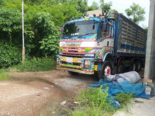 พ่วงแม่ลูกดั๊มพ์ ยี่ห้อ ISUZU DECA 360 แรงม้า