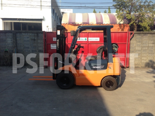 ขายฟอร์คลิฟท์ โตโยต้า 7FG15 เสาสูง 3 ม. จากประเทศญี่ปุ่น ขายฟอร์คลิฟท์ โตโยต้า 7FG15 เสาสูง 3 ม. จากประเทศญี่ปุ่น