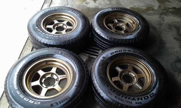 ขายล้อ te37 16*8 พร้อมยาง 12500