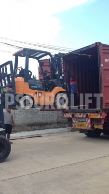 ขายฟอร์คลิฟท์ โตโยต้า 7FG15 เสาสูง 3 ม. จากประเทศญี่ปุ่น